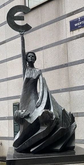 Europa Sculpture at the European Parliament, Brussels
