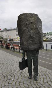 Monument to the Unknown Bureaucrat, Reykjavik, Iceland